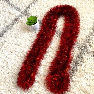 NWOT Scarf Red Orange Black